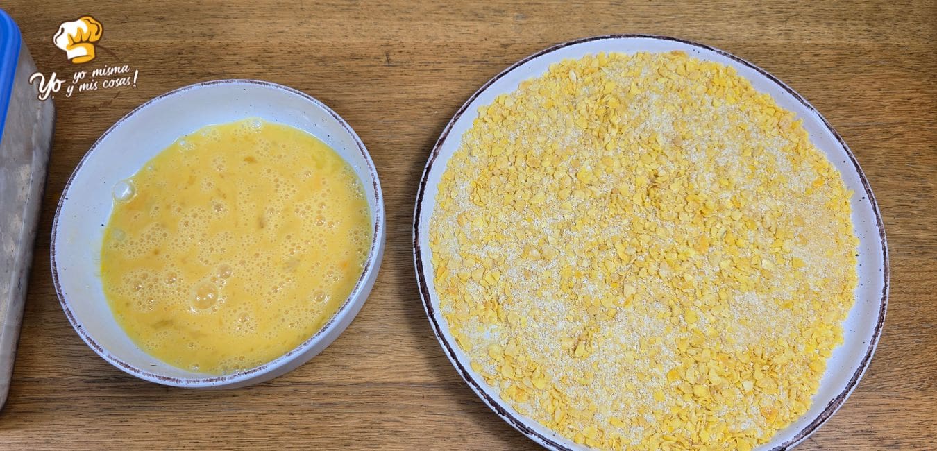 filetes de pollo empanados