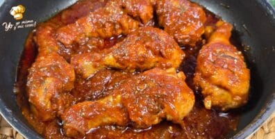 pollo a la miel con tomate
