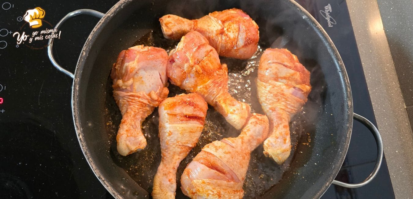 pollo a la miel con tomate 