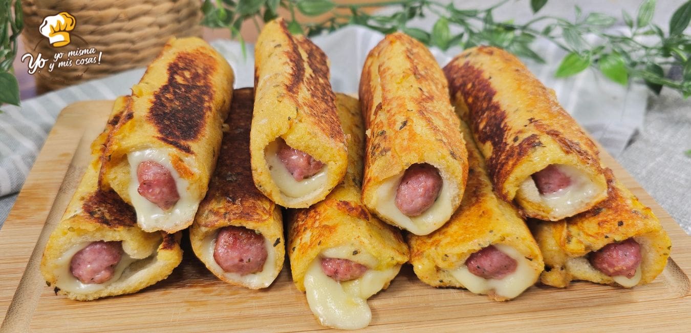 enrollados de longanizas