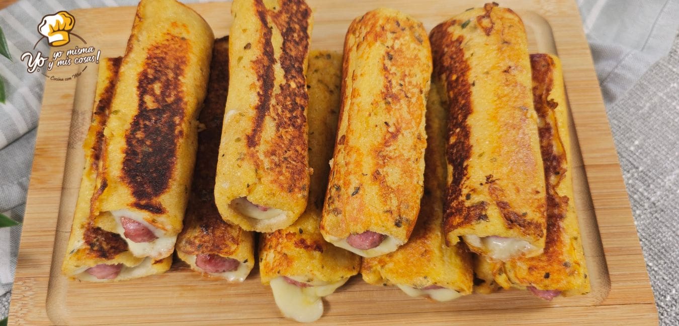 enrollados de longanizas