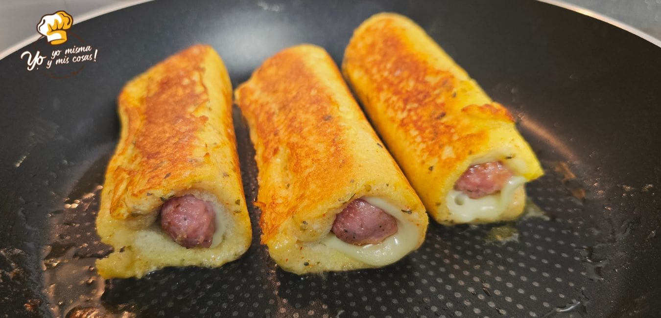 enrollados de longanizas