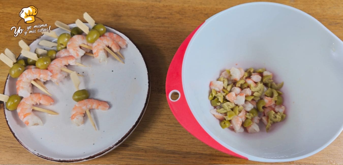 Huevos Rellenos de Langostinos