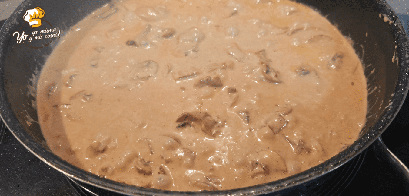 pollo cremoso al vino