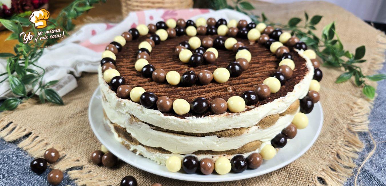 tarta de tiramis&uacute; sin huevo 