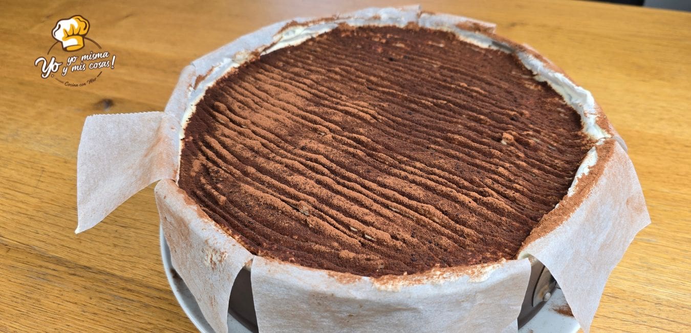 tarta de tiramis&uacute; sin huevo 