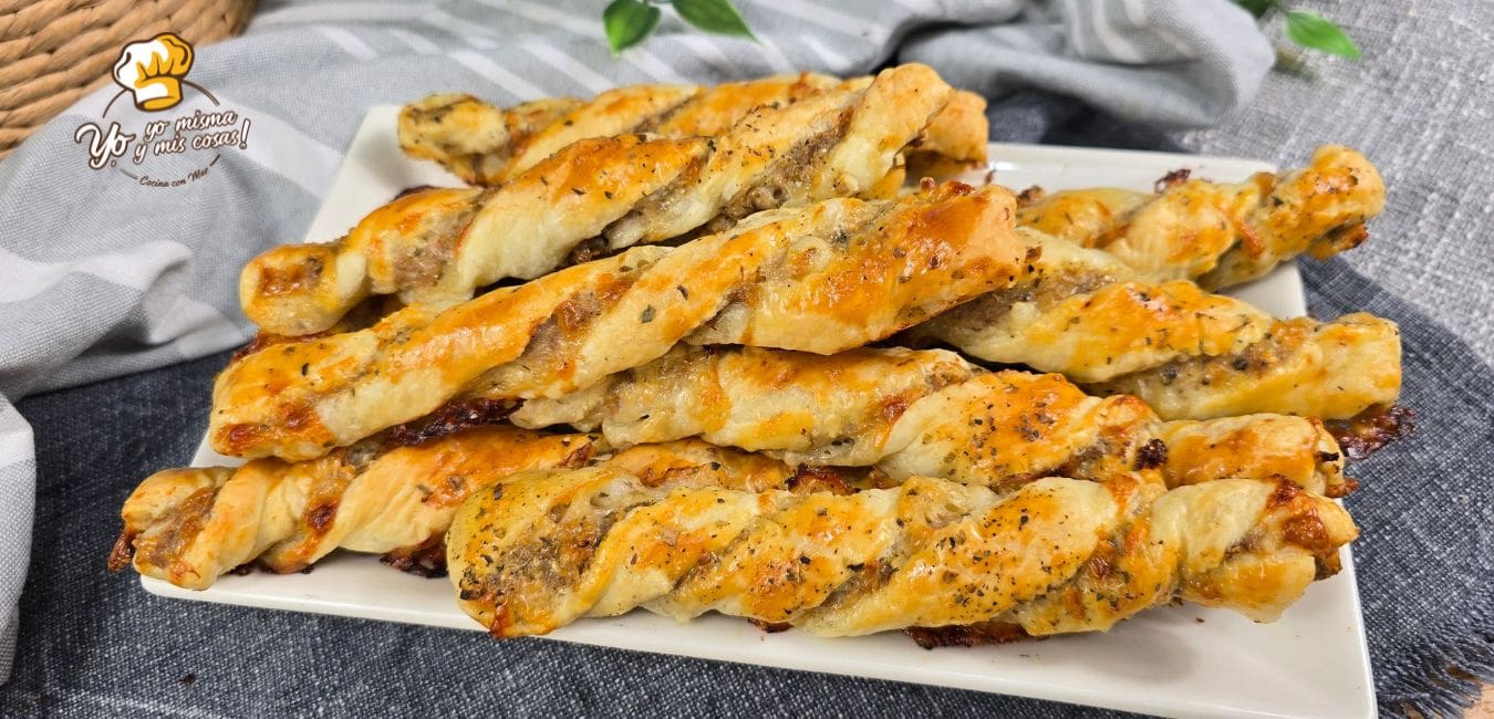 tirabuzones de hamburguesas 