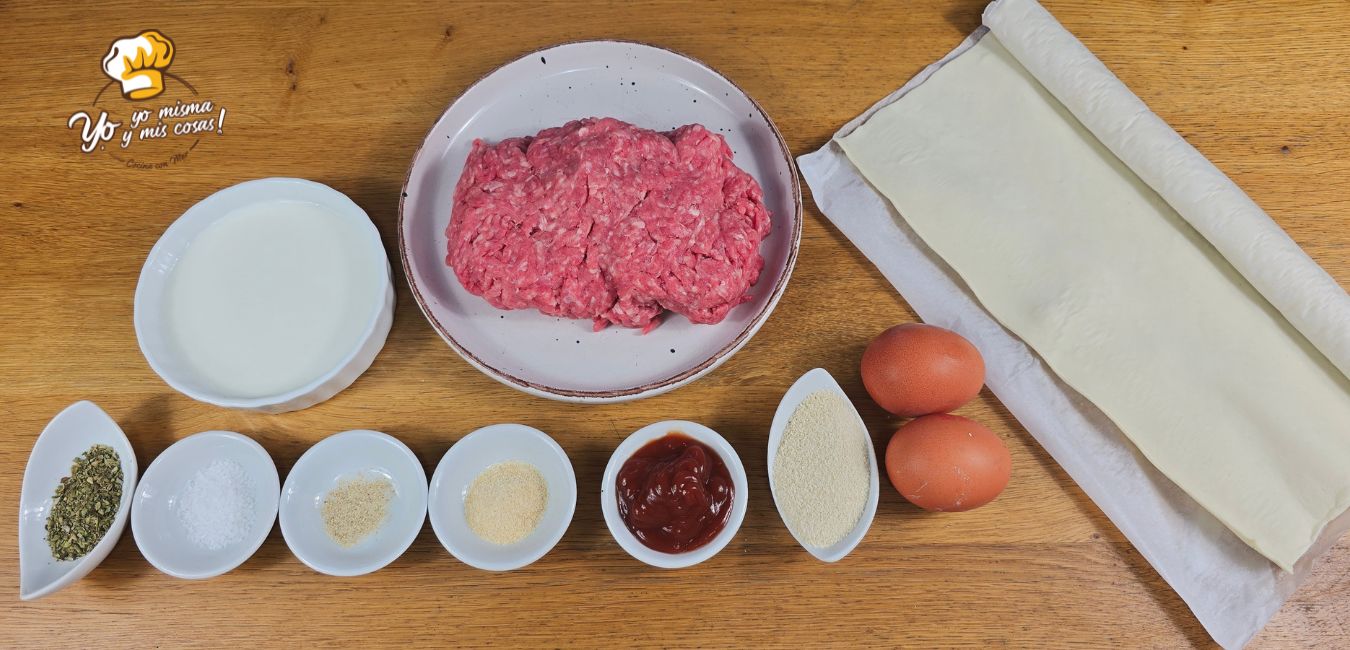 tirabuzones de hamburguesas 