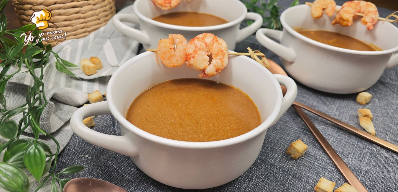 crema de mariscos
