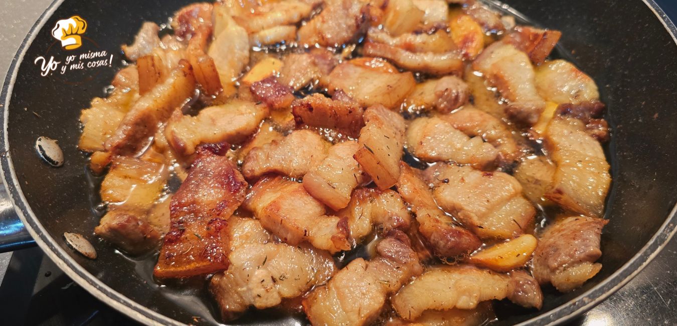 panceta al ajillo