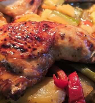 pollo al horno jugoso