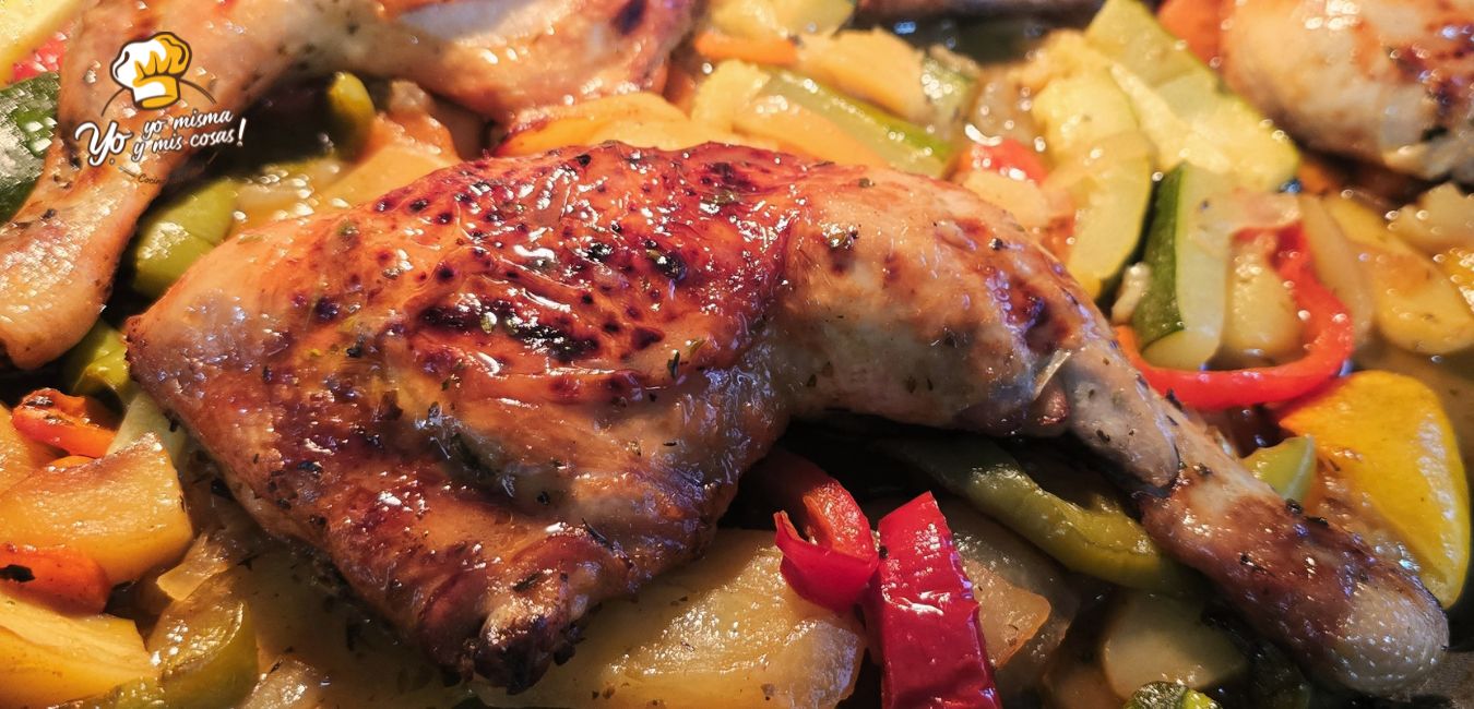 pollo al horno jugoso