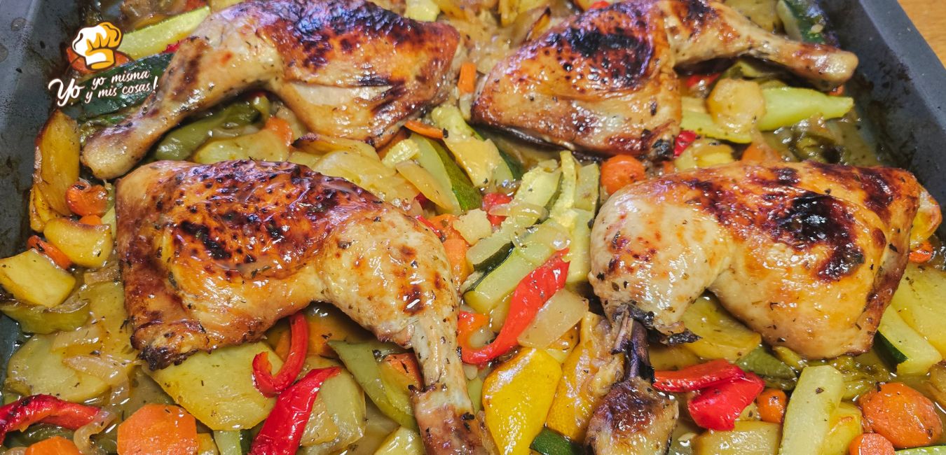 pollo al horno jugoso