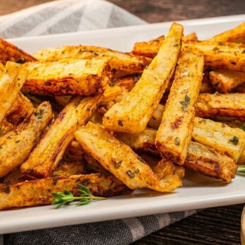 patatas fritas de berenjenas