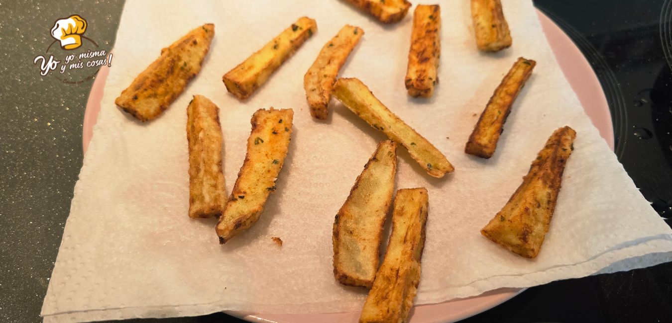 patatas fritas de berenjenas