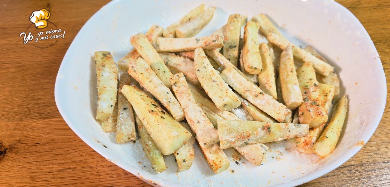 patatas fritas de berenjenas