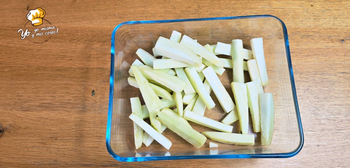 patatas fritas de berenjenas