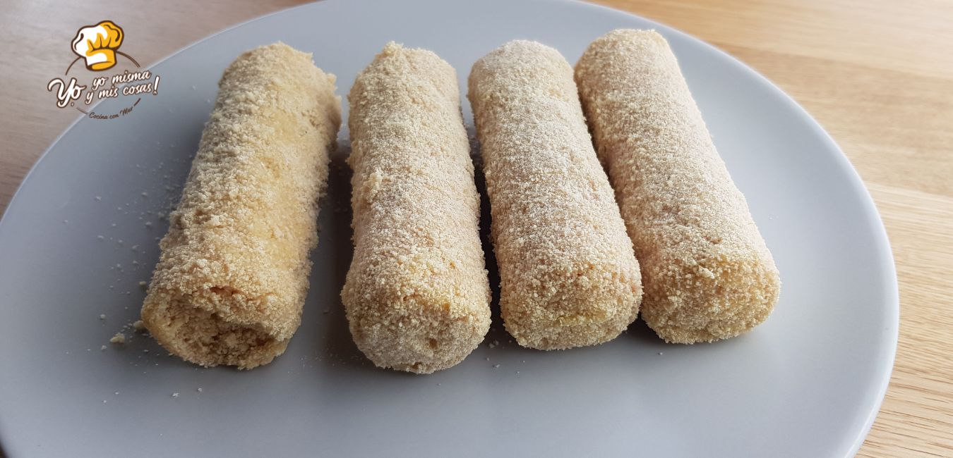 Rollitos de jamón y queso Rollitos de jamón y queso
